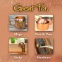 Use on mugs, pots, pants and hardware